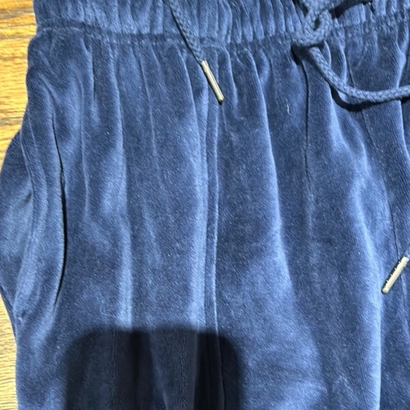 Navy Velour Tracksuit with Hoodie - Picture 5 of 10